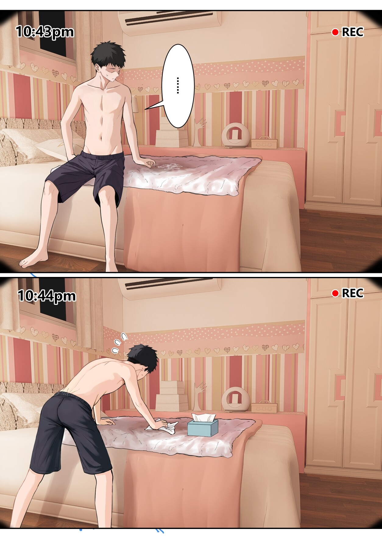 Hentai Manga Comic-My AR glasses can see various stats about my foster sister!?-Read-175